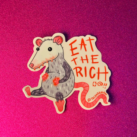 'Eat The Rich' Sticker