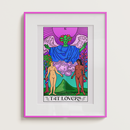 'T4T Lovers' Tarot Print